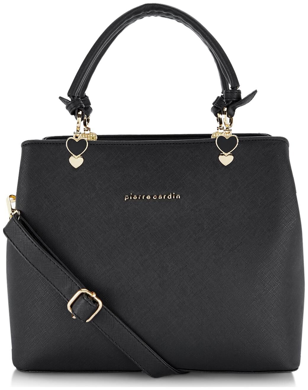 

Pierre Cardin Black PU Satchel