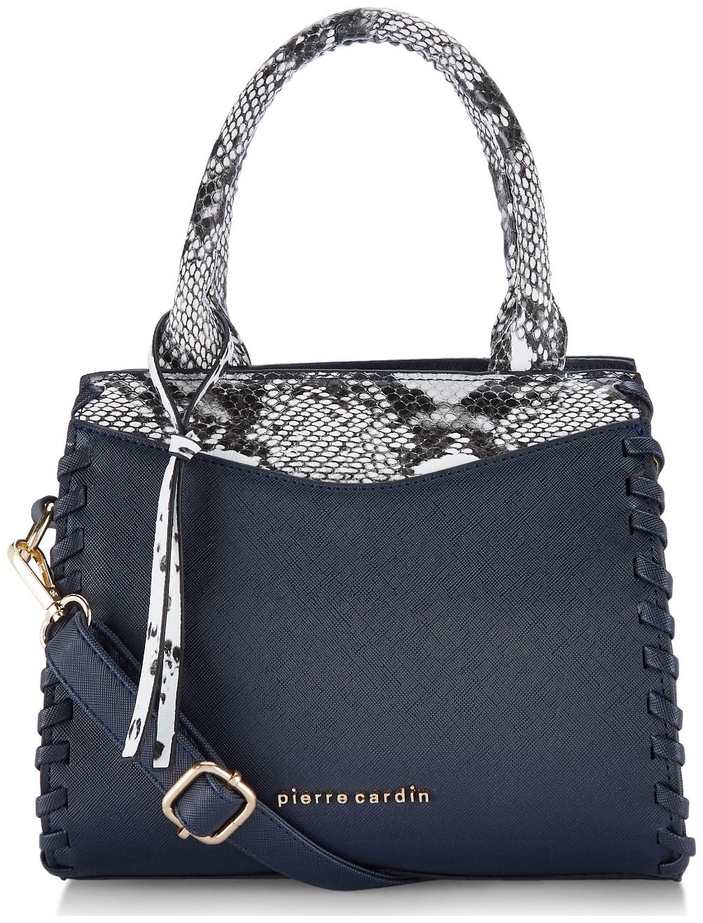 

Pierre Cardin Blue PU Satchel