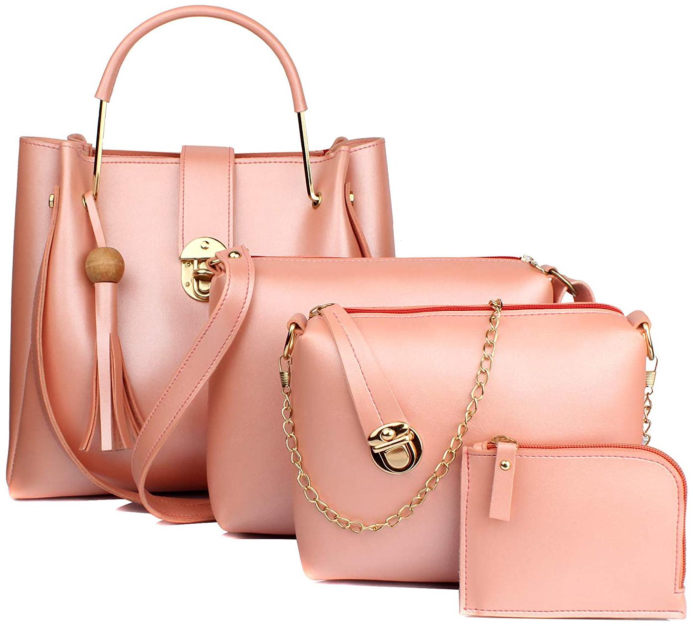 

The Mini NEEDLE Pink PU Handheld Bag - CB-PNK4