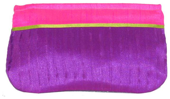 

Arabian Nights Women Purple Canvas Clutch