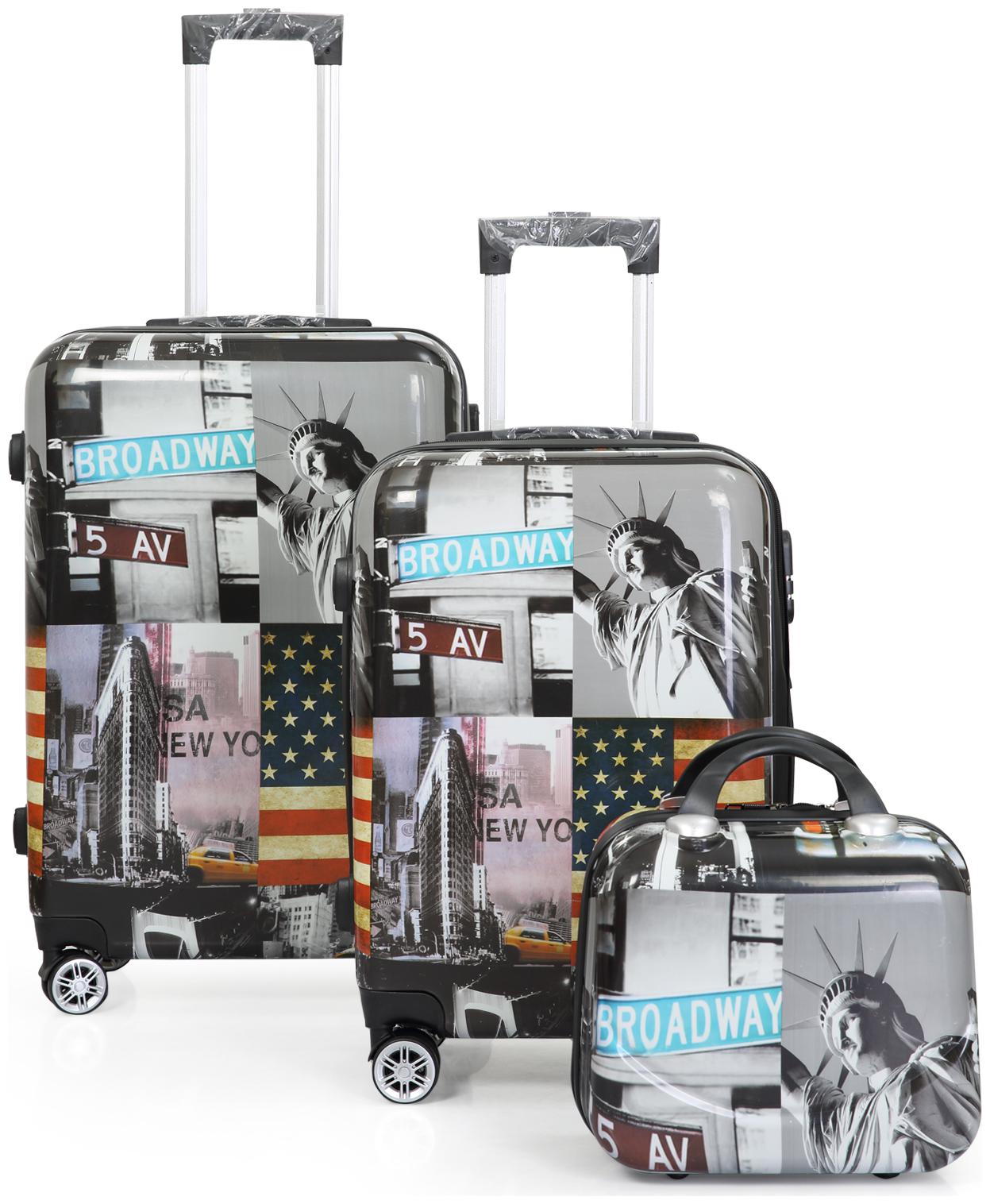 

Polo Class LT-1016 Large Size Luggage Set ( Black 4 Wheels )