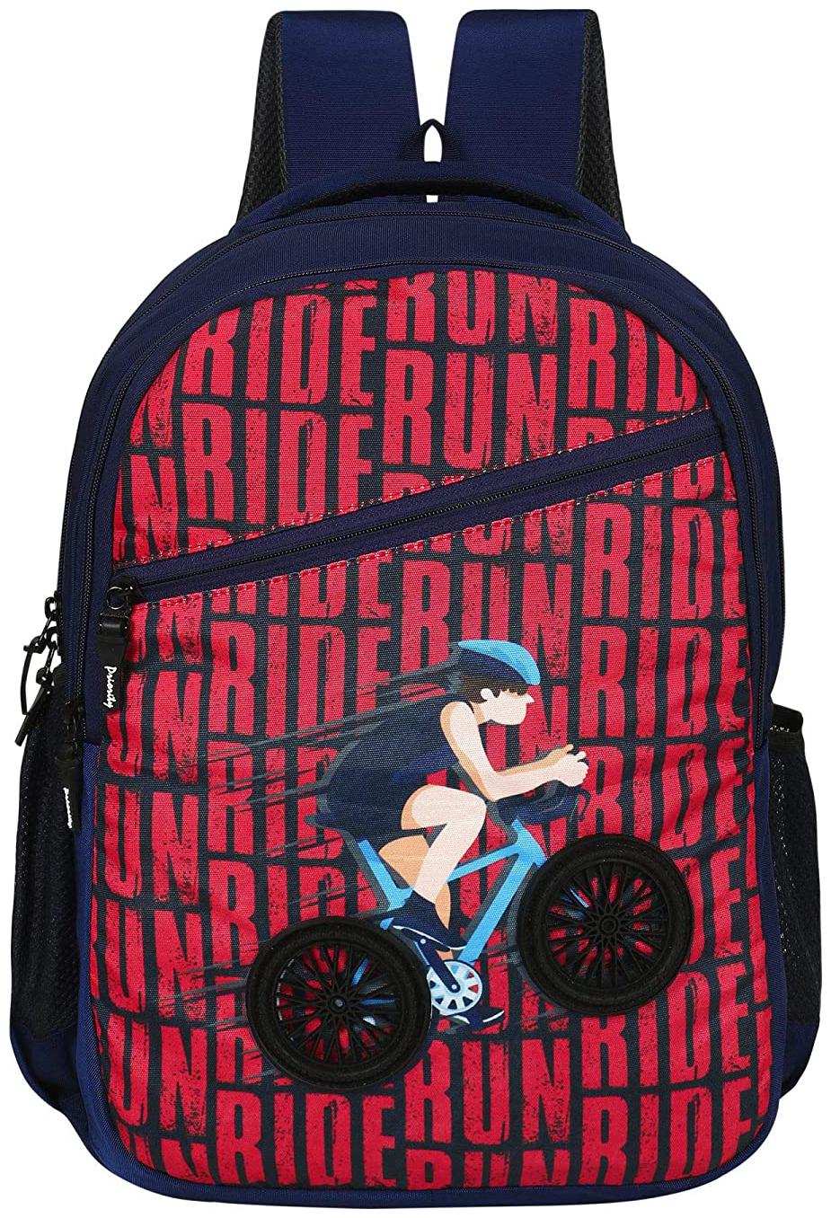 

Priority Aeon Navy Blue Red Backpack