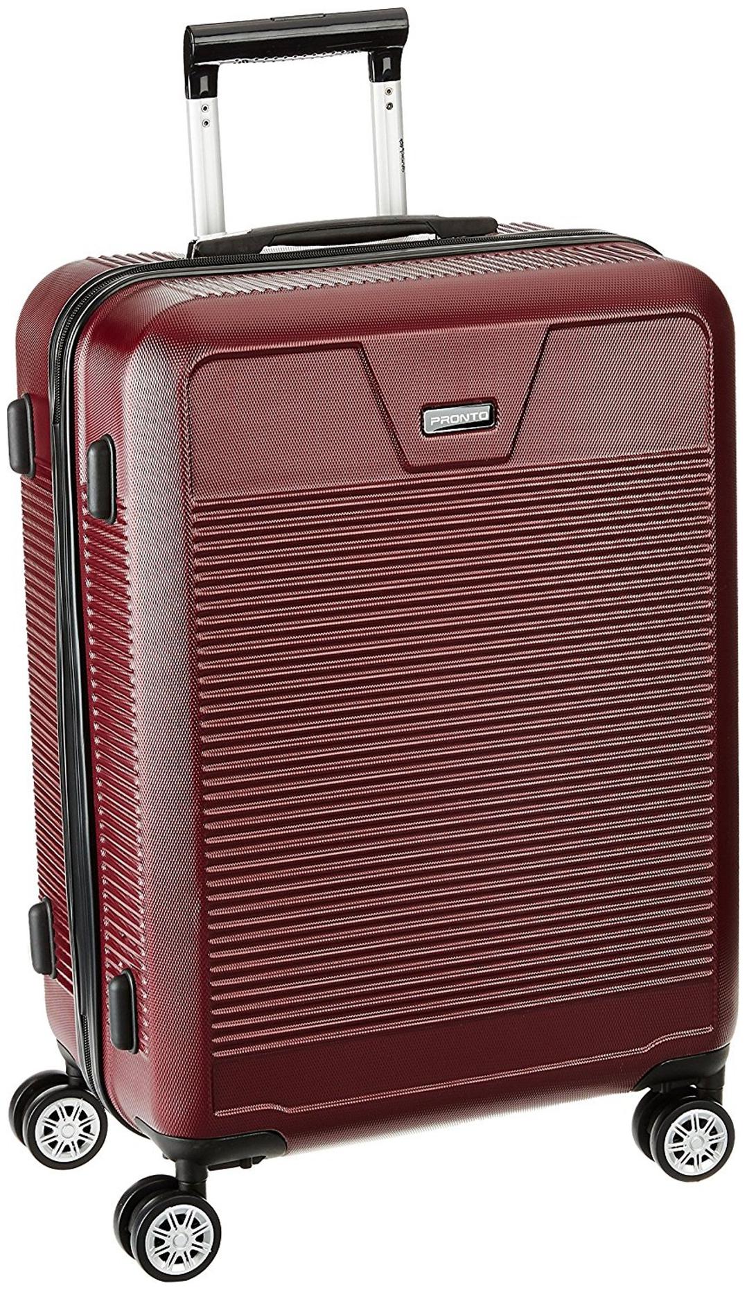 

Pronto Medium Size Hard Luggage Bag ( Maroon 4 Wheels )