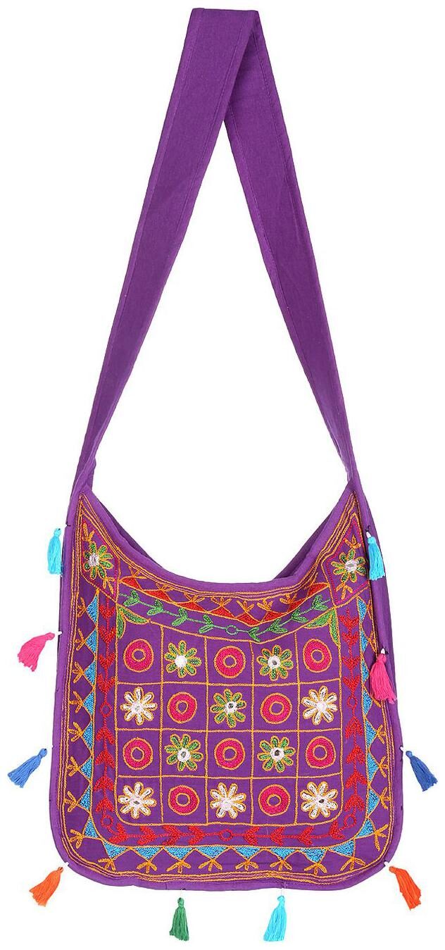 

Rajrang Blue PU Solid Sling Bag