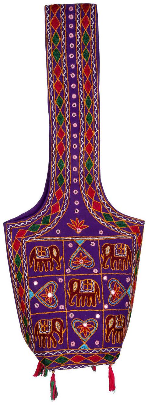 

Rajrang Purple PU Solid Sling Bag