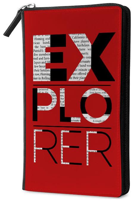 

Qrioh Explore Travel Multi Passport Holder Zipper Wallet