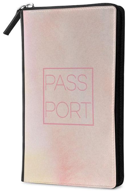 

Qrioh Pass Port Travel Multi Passport Holder Zipper Wallet