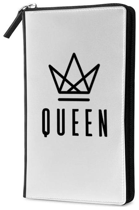 

Qrioh Queen Travel Multi Passport Holder Zipper Wallet
