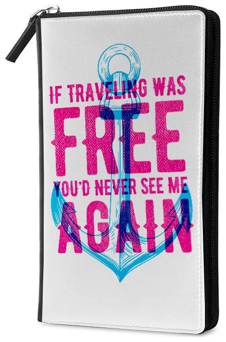 

Qrioh Travel Free Travel Multi Passport Holder Zipper Wallet