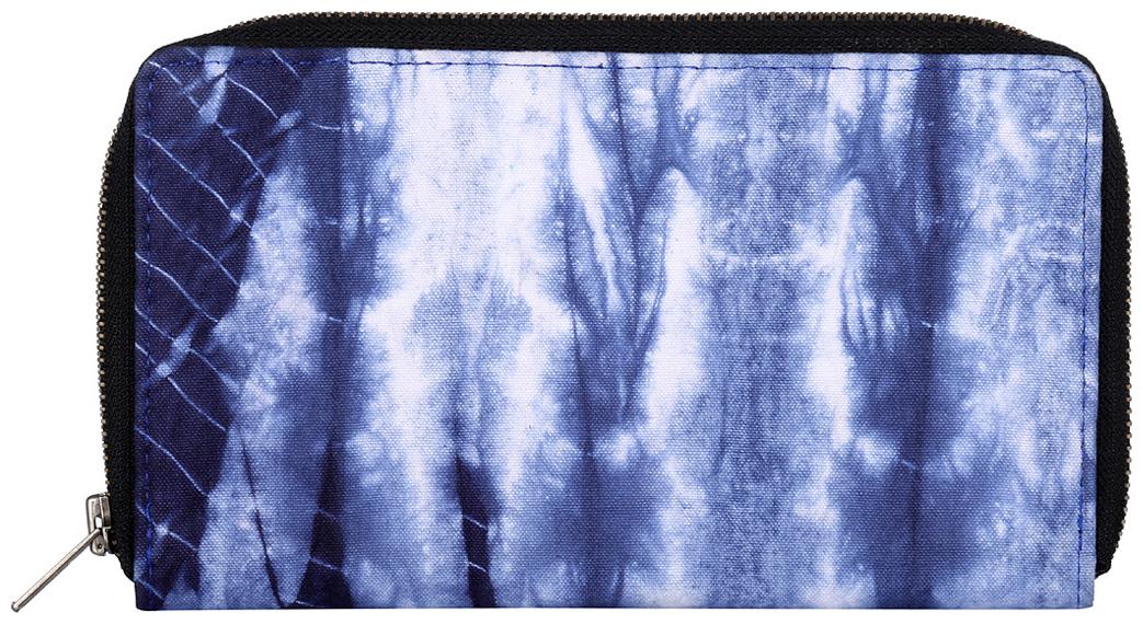 

Rajrang Women Blue Canvas Wallet