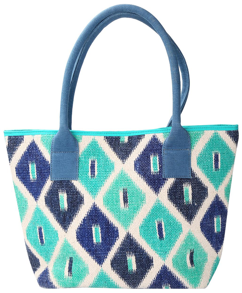 

Rajrang Green Silk Handheld Bag