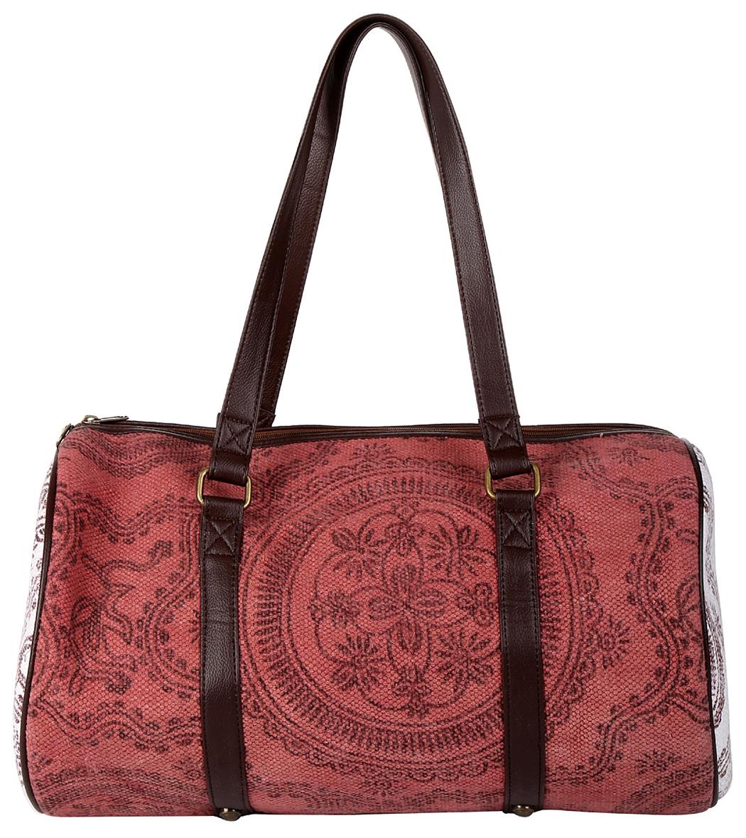 

Rajrang Pink Faux Leather Handheld Bag