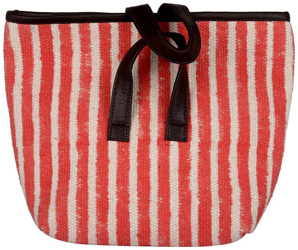 

Rajrang Peach Color Designer Ladies Handbags Handbags For Women Cotton Handbags