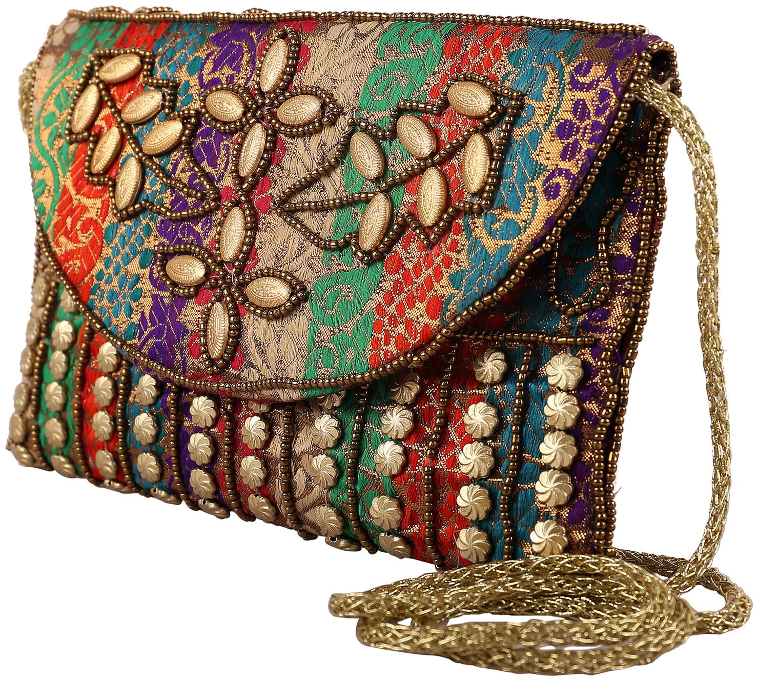 

Ratash Multi Fabric Tassle Bag
