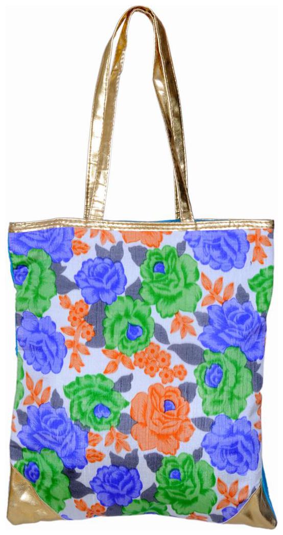 

Ratash Tote Bag Flower Print (Skyblue Back) (Hbd 22 23 24 12)