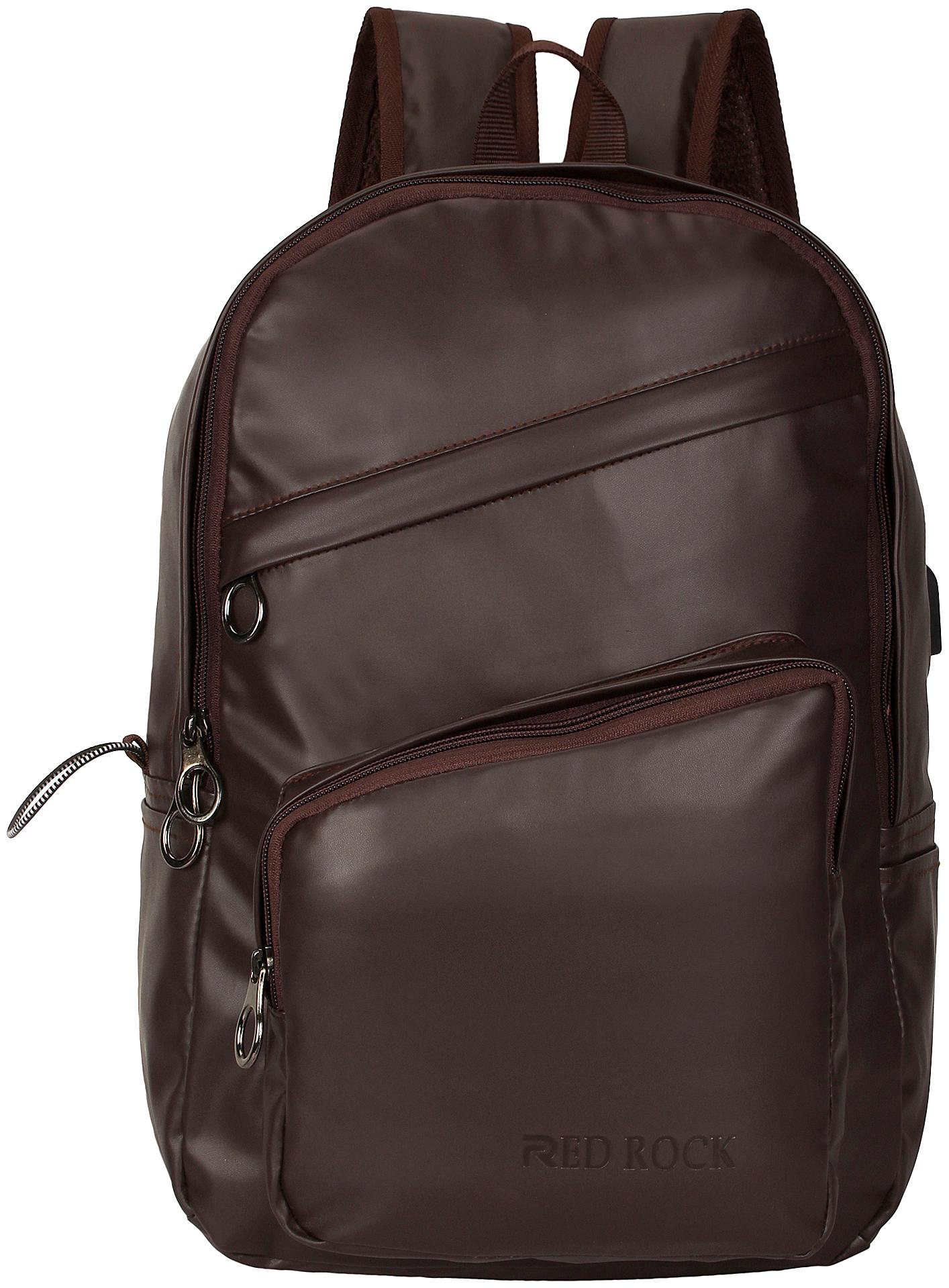 

Red Rock RR-406 BROWN ITALIC ZIP Waterproof Laptop Backpack