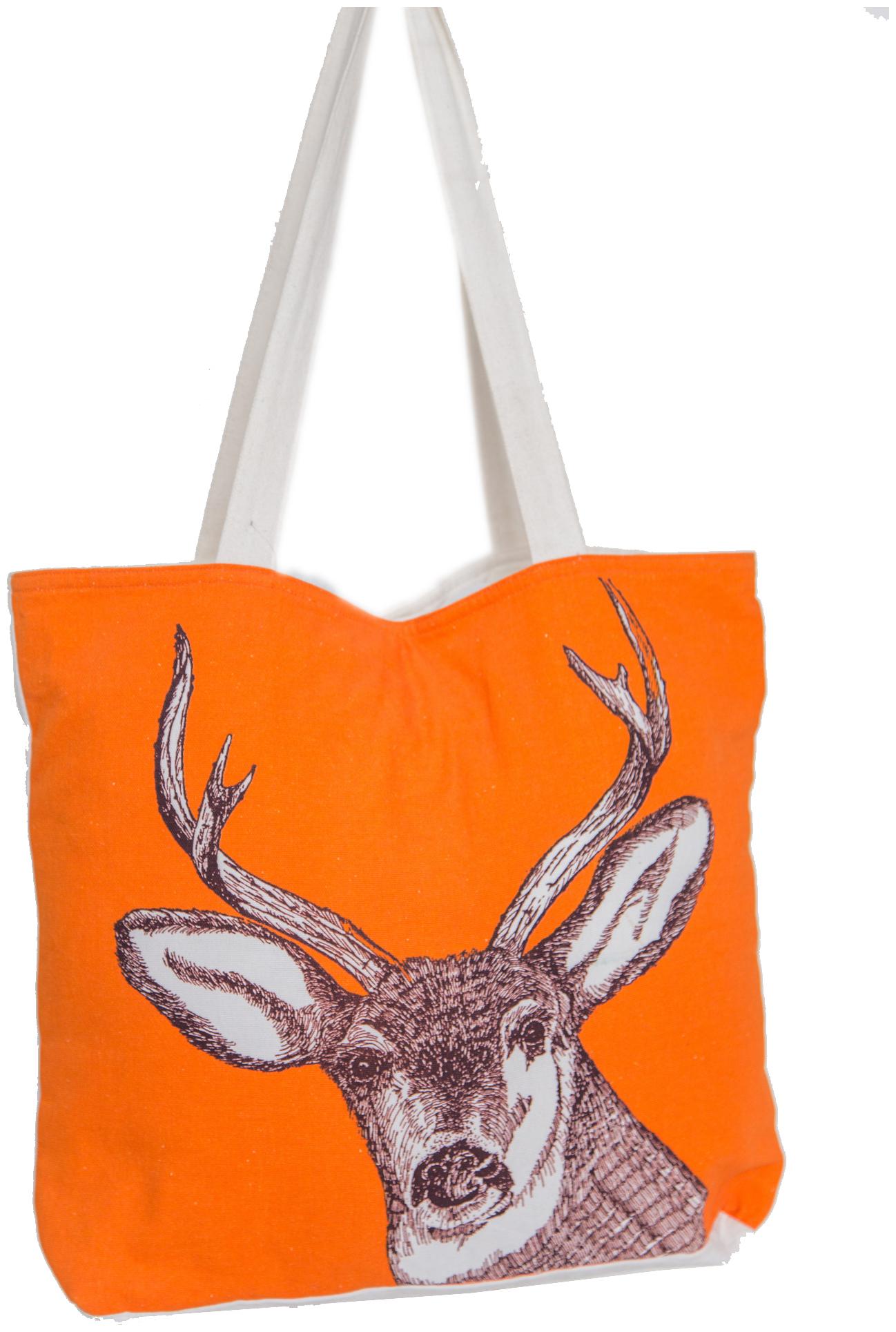 

Reme Orange Cotton Shoulder Bag