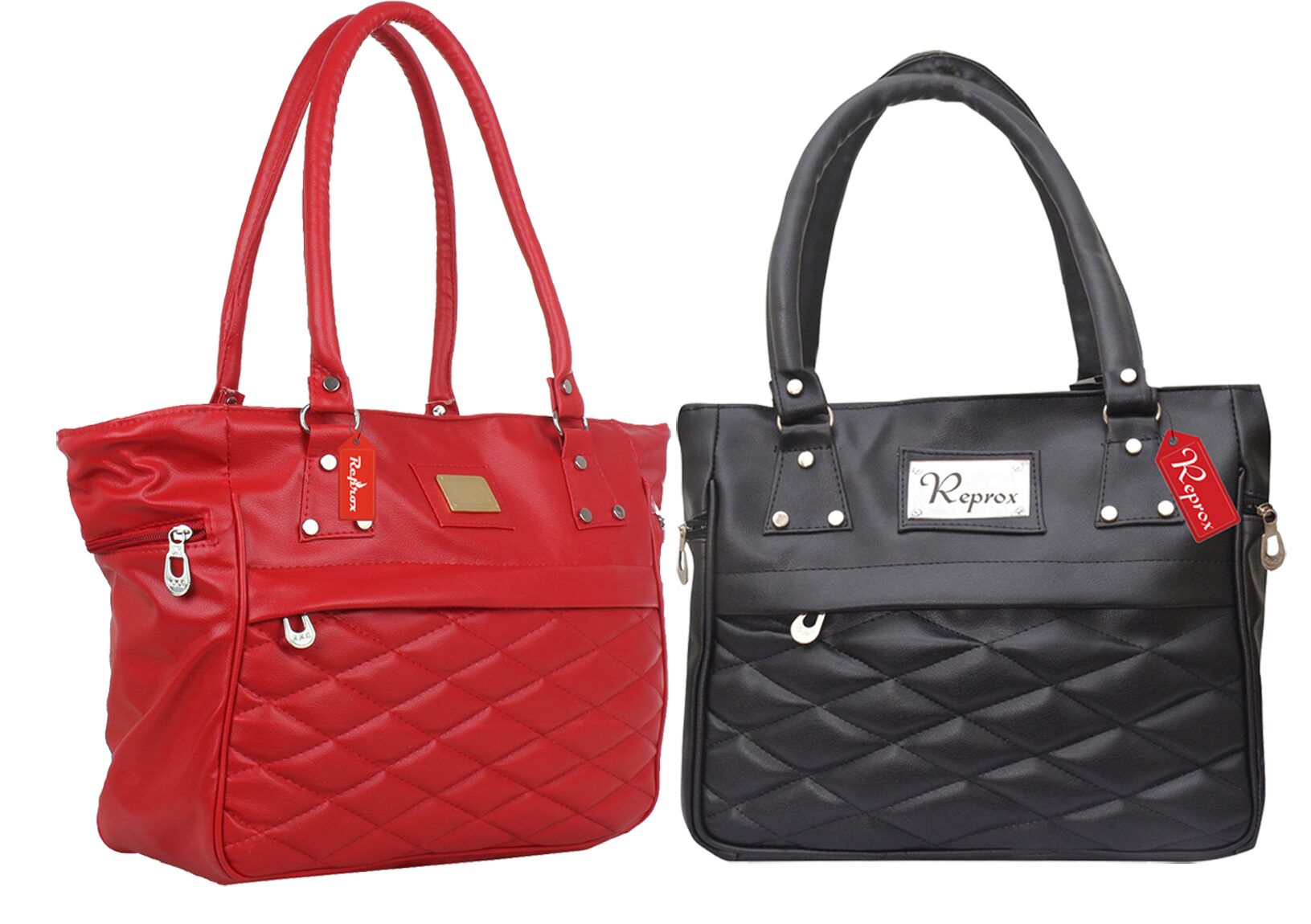 

Reprox Black Red PU Shoulder Bag - Reprox
