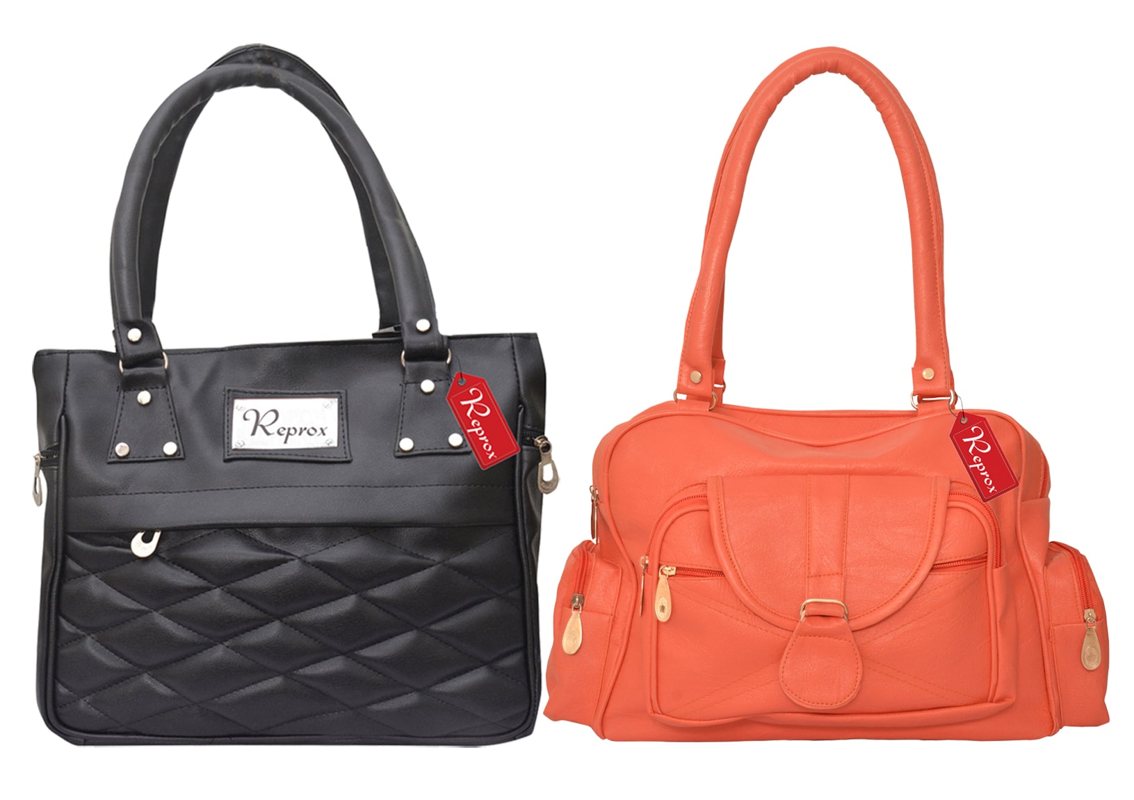 

Reprox Black Pink PU Shoulder Bag - Reprox