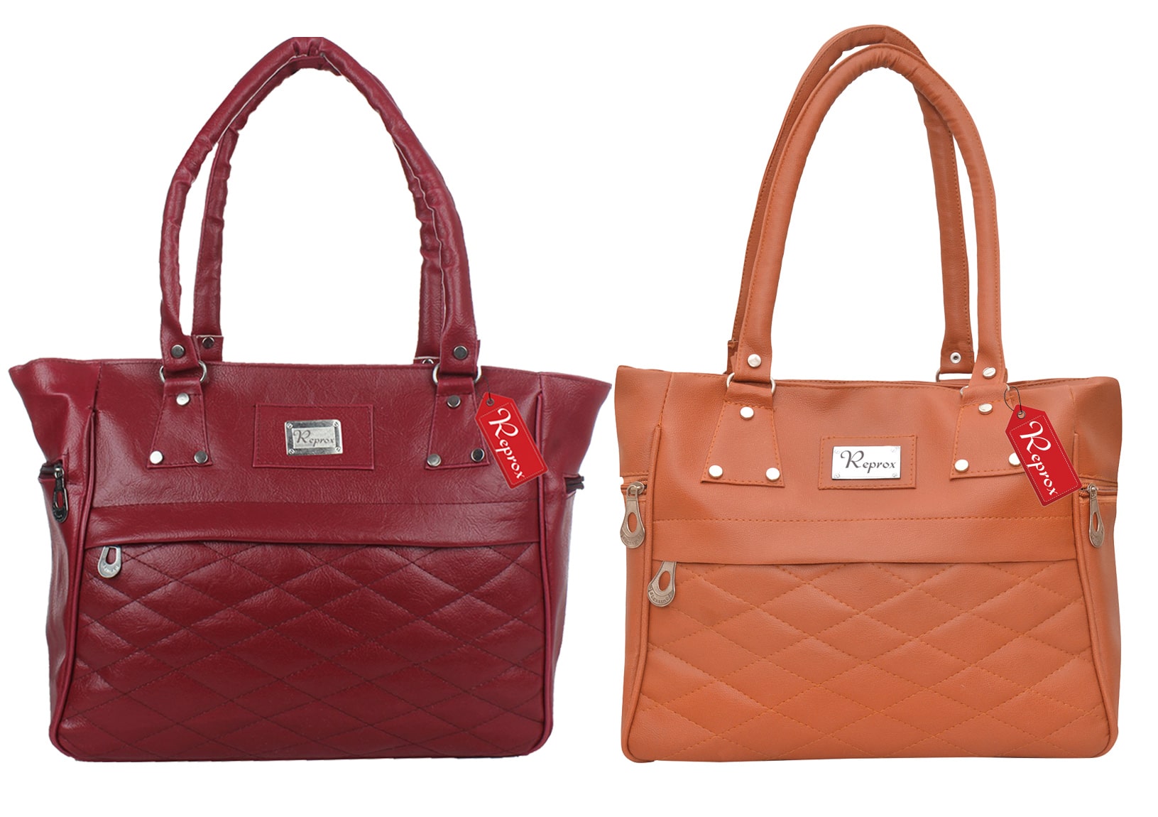 

Reprox Maroon Brown PU Shoulder Bag - Reprox