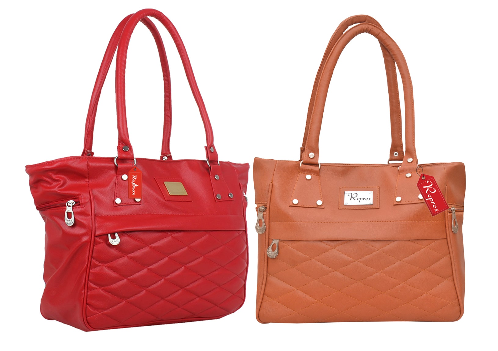 

Reprox Red Brown PU Shoulder Bag - Reprox