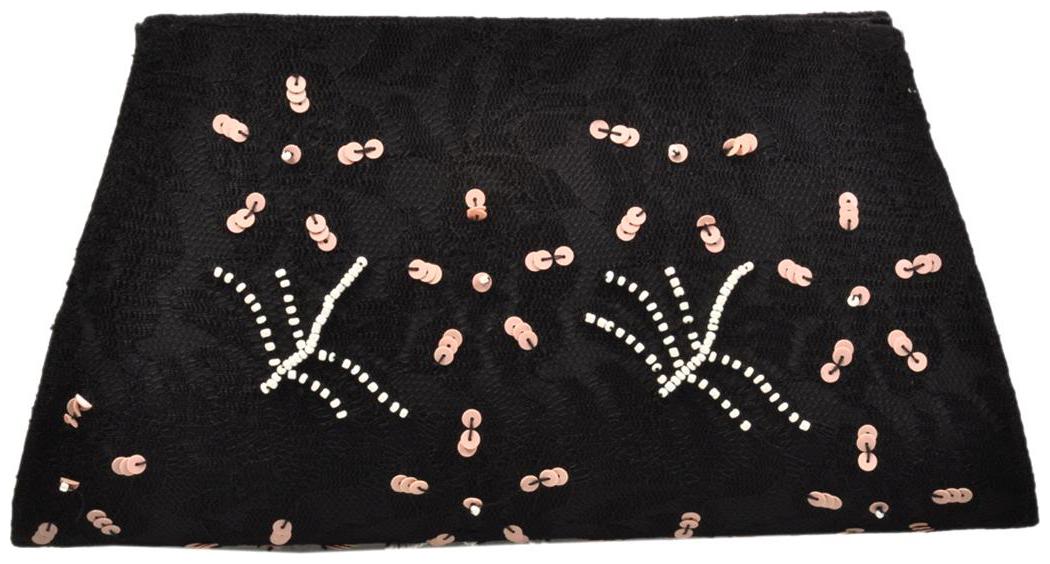 

Rezzy Women Black Canvas Clutch