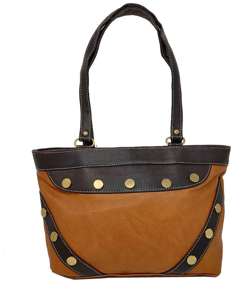 

Rish Brown PU Handheld Bag