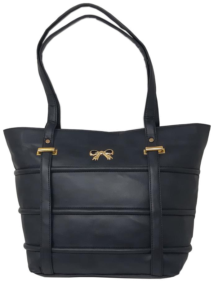 

Rish Black PU Handheld Bag - RHBBOW-BLK157