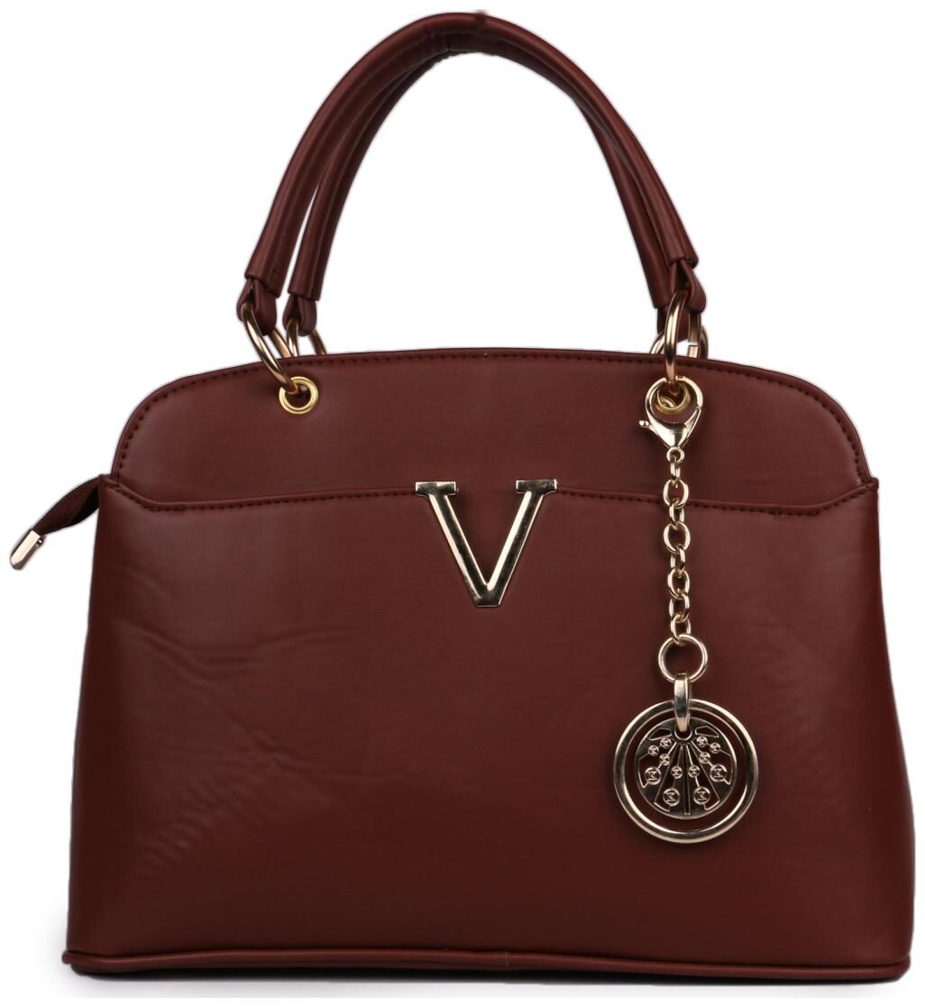 

ROSEBERRY Brown Faux Leather Handheld Bag