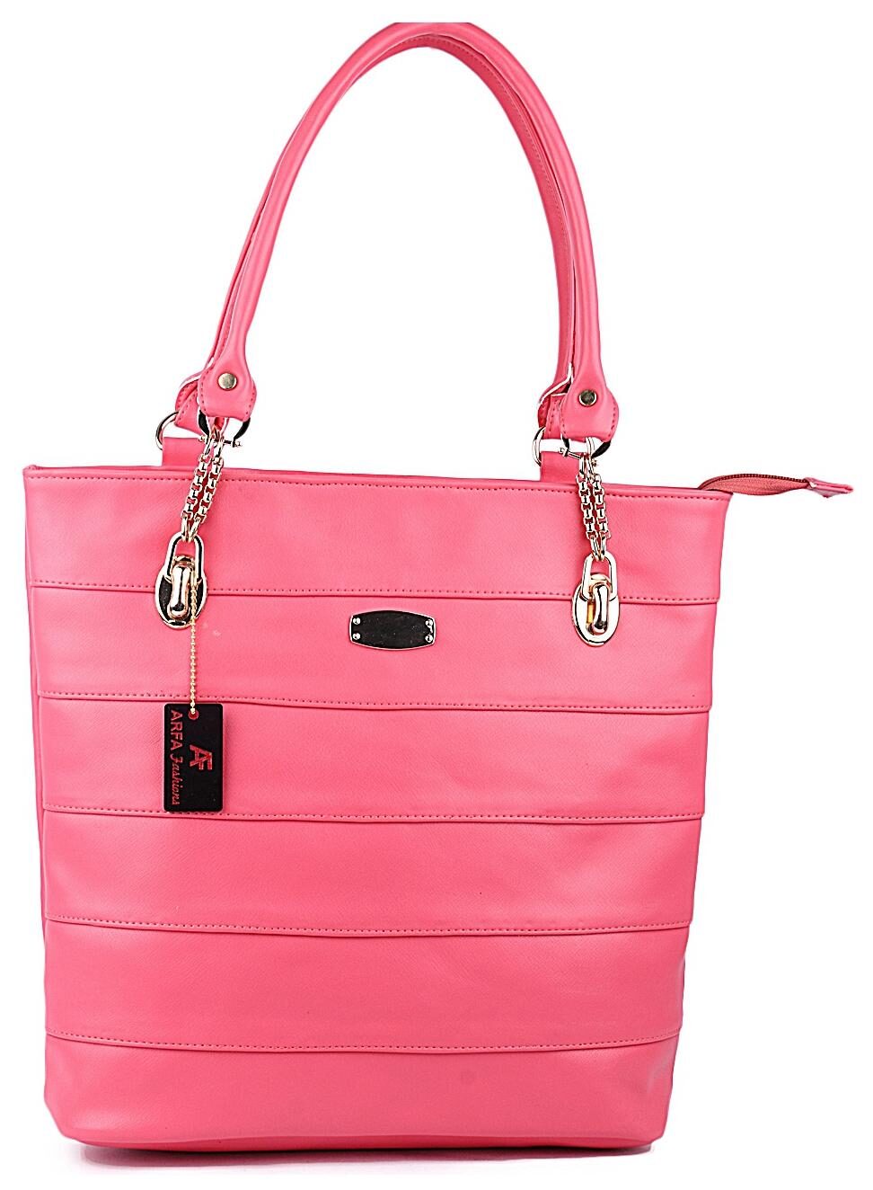 

ROSEBERRY Pink Faux Leather Handheld Bag