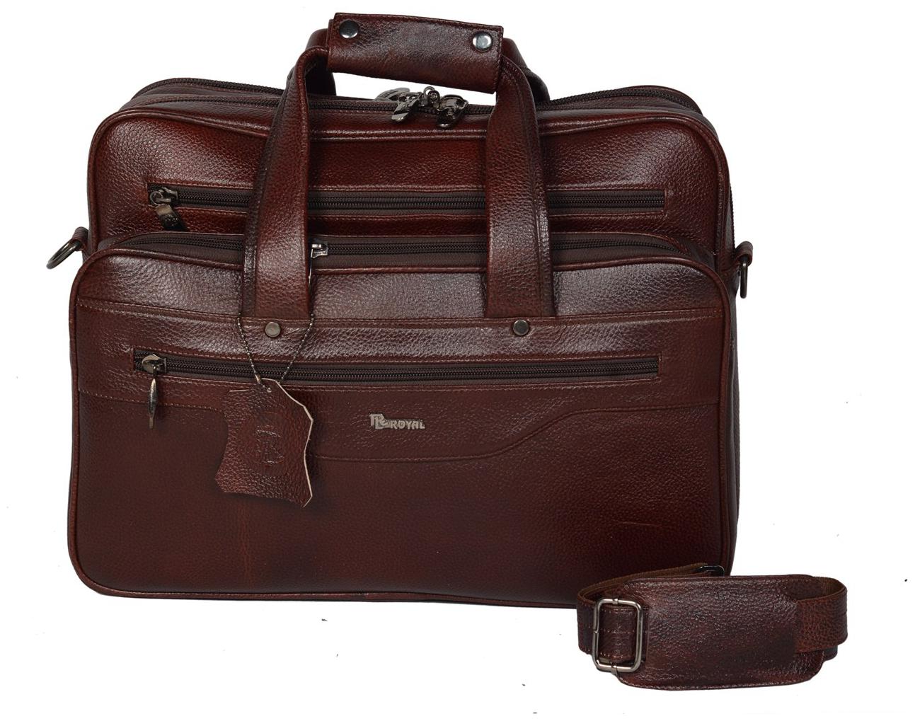 

ROYAL LEATHER EMPORIUM Waterproof Laptop backpack Laptop messenger bag Up to 15 inch Laptop