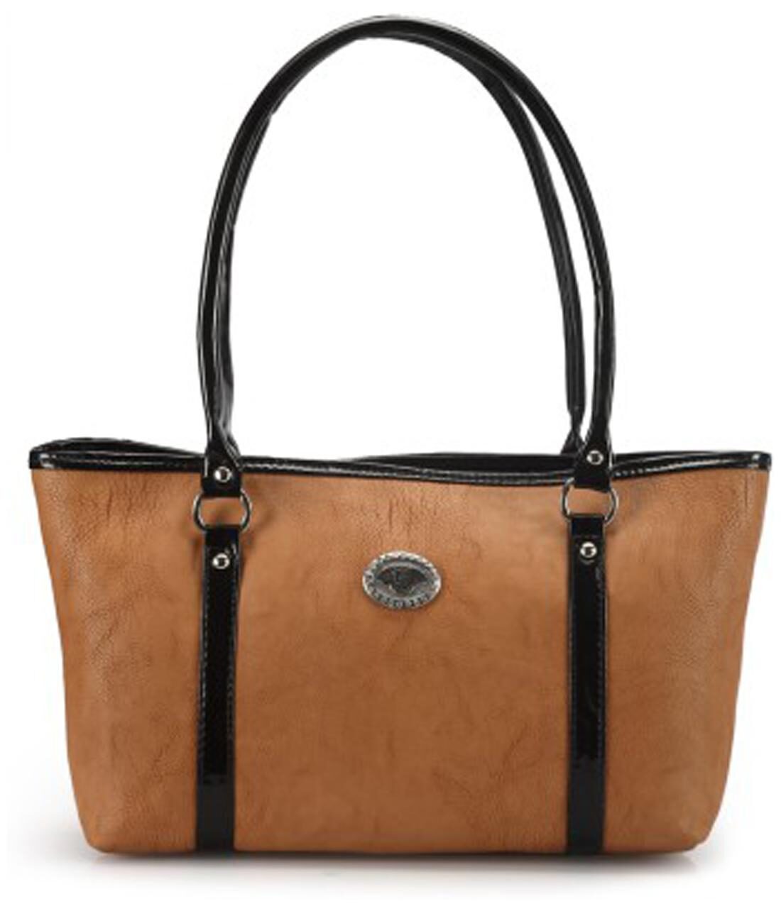 

RRTC Orange Faux Leather Handheld Bag