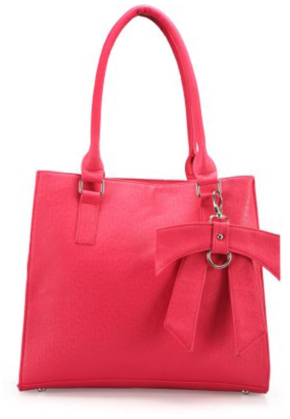 

RRTC Pink Faux Leather Handheld Bag