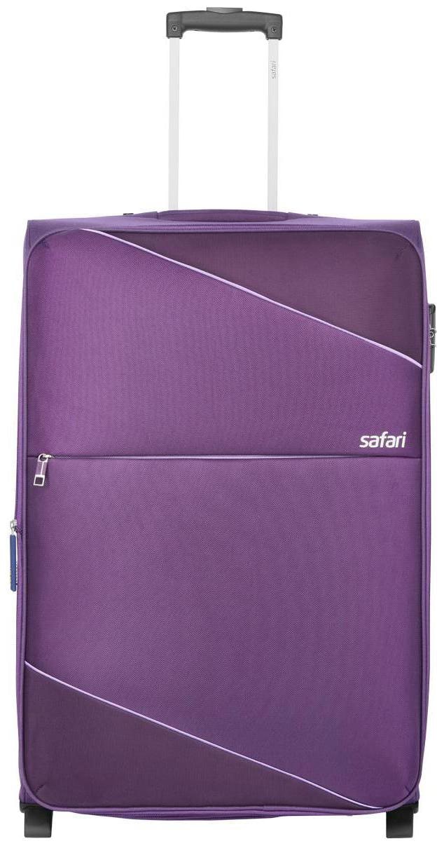 

Safari Large Size Soft Luggage Bag ( Purple 2 Wheels )