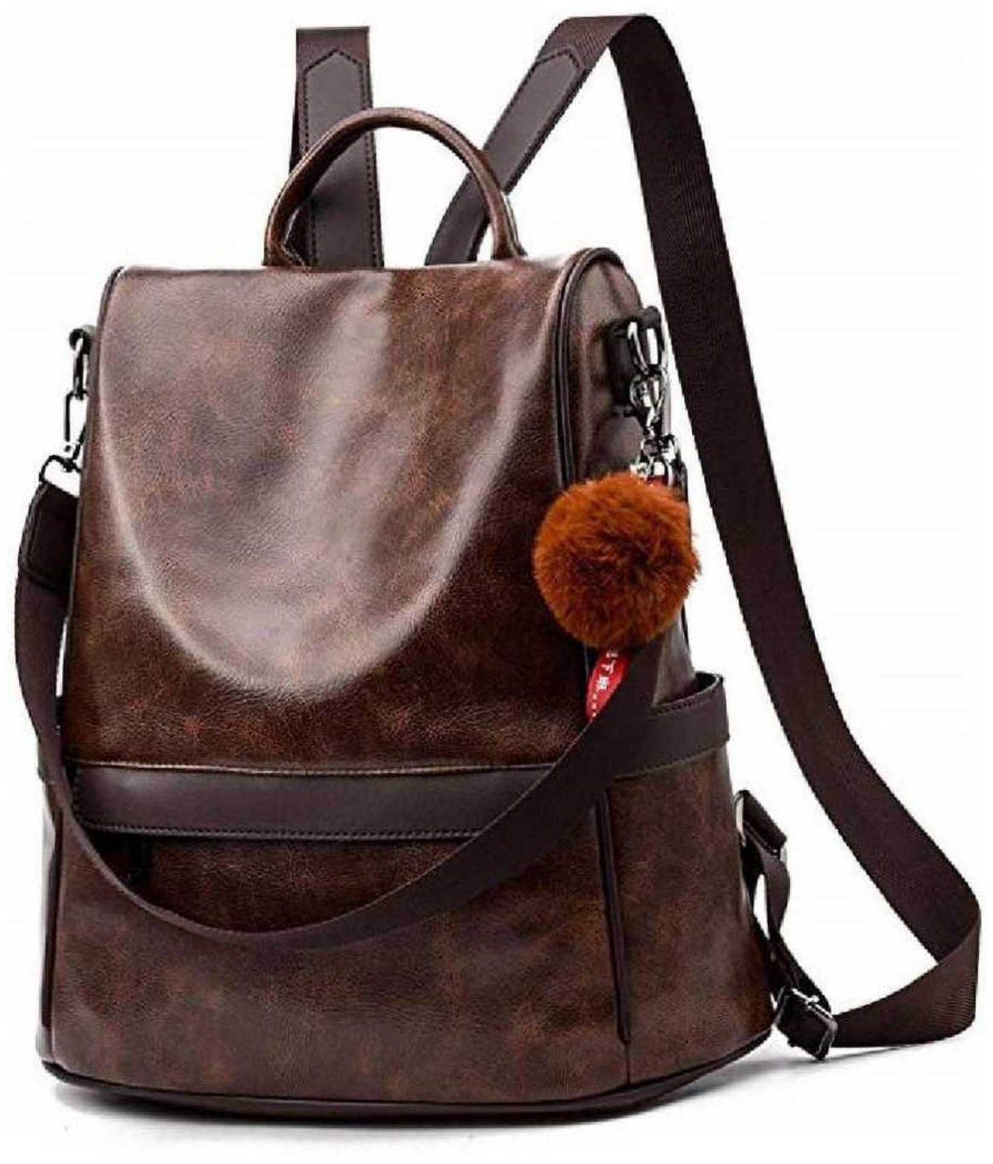 

SaleBox Brown Leather Backpack