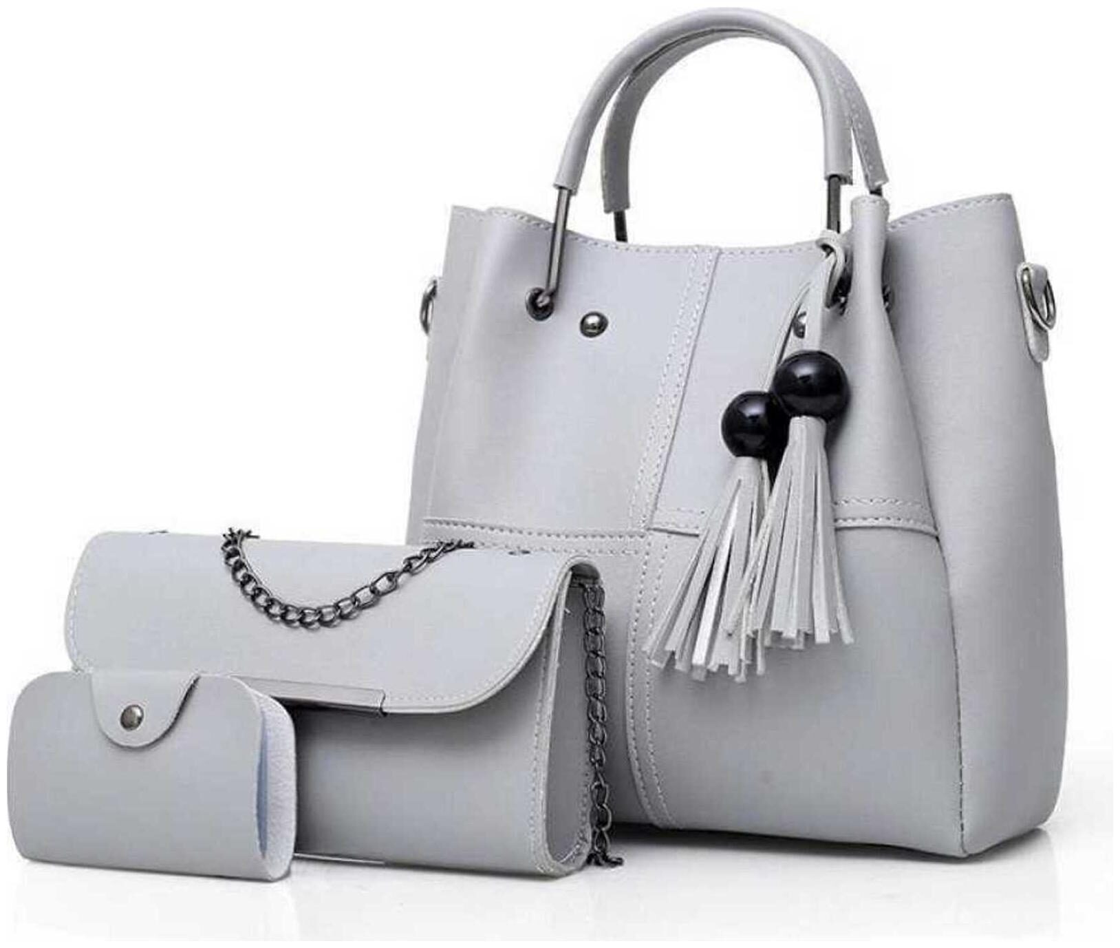 

SaleBox Grey PU Shoulder Bag - FRINGE