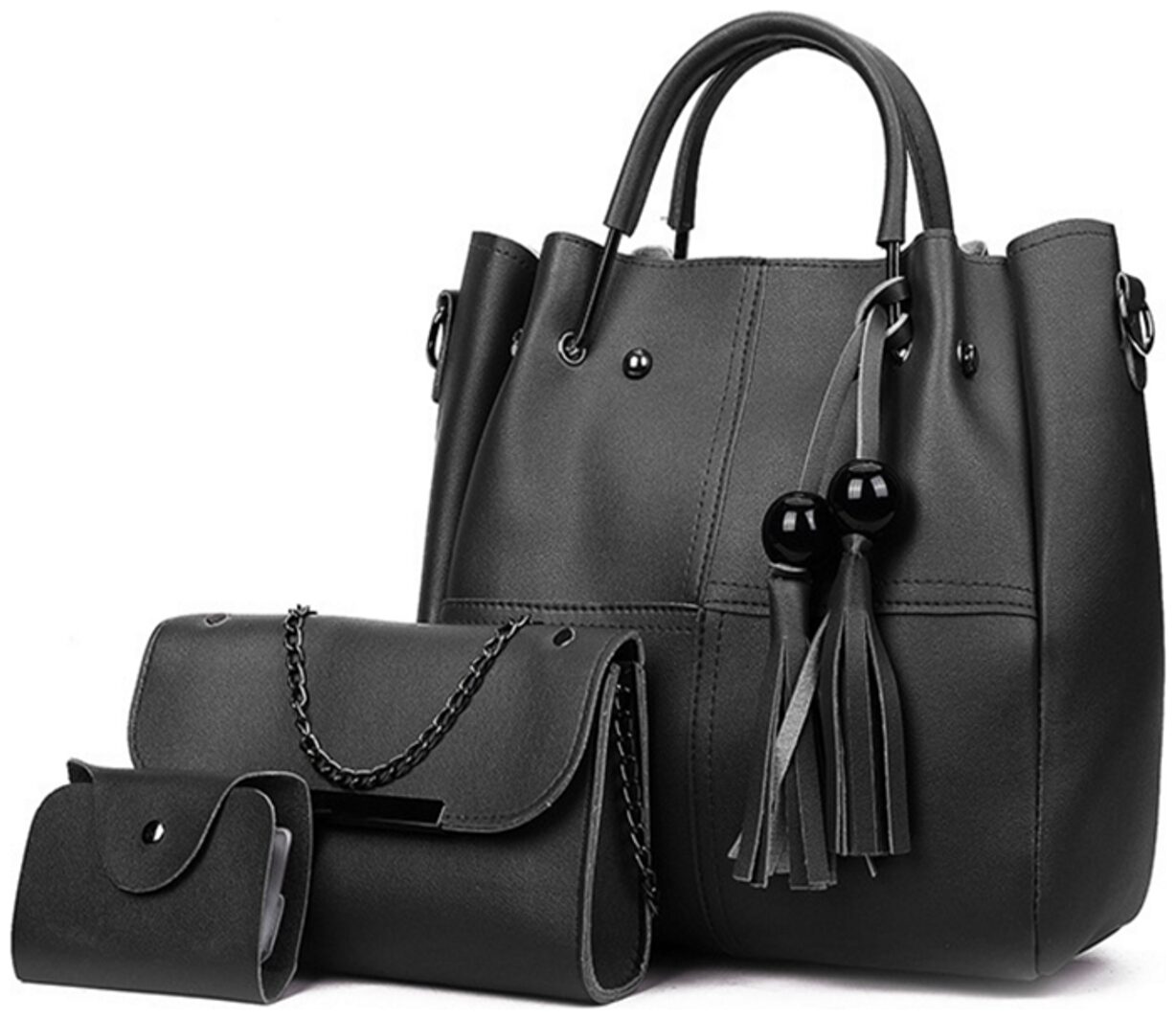 

SaleBox Black PU Shoulder Bag - FRINGE
