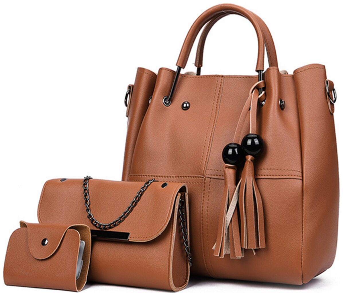 

SaleBox Tan PU Shoulder Bag - FRINGE