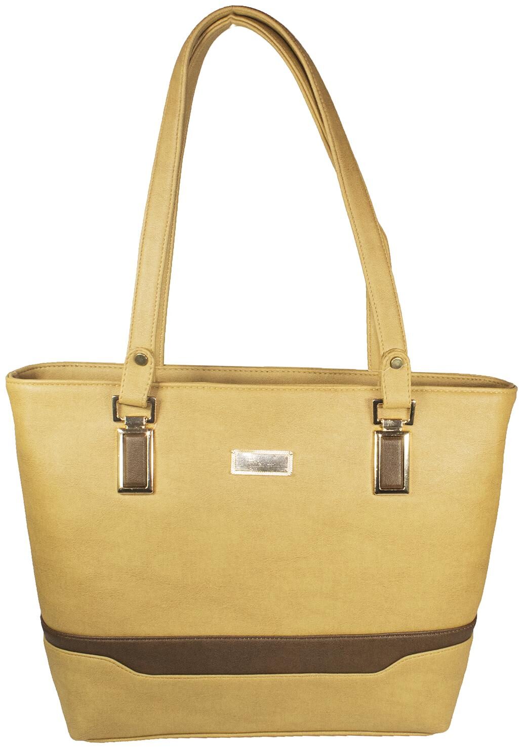 

SaleBox Tan PU Shoulder Bag - PASTEL