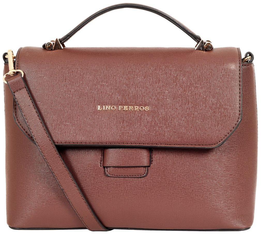 

Lino Perros Women Solid Leather - Sling bag Brown