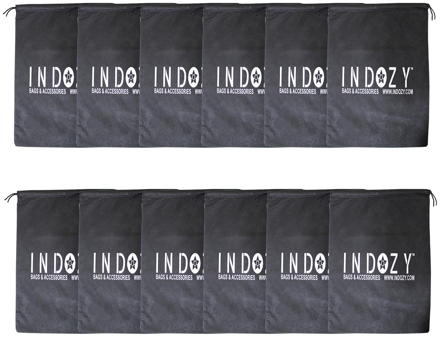 

Shoe Bag Cover Travel Organizer Pack of 12 Plain IND-SB-BLP12