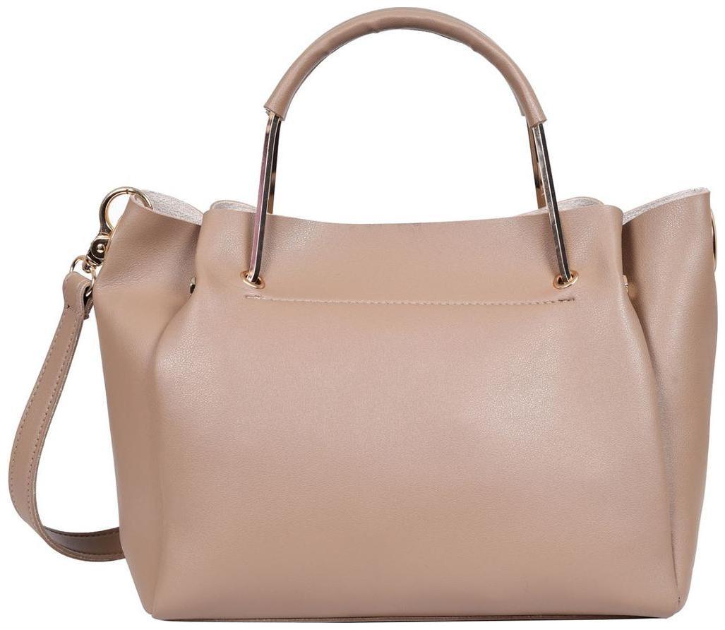 

Lino Perros Faux Leather Women Handheld bag - Beige
