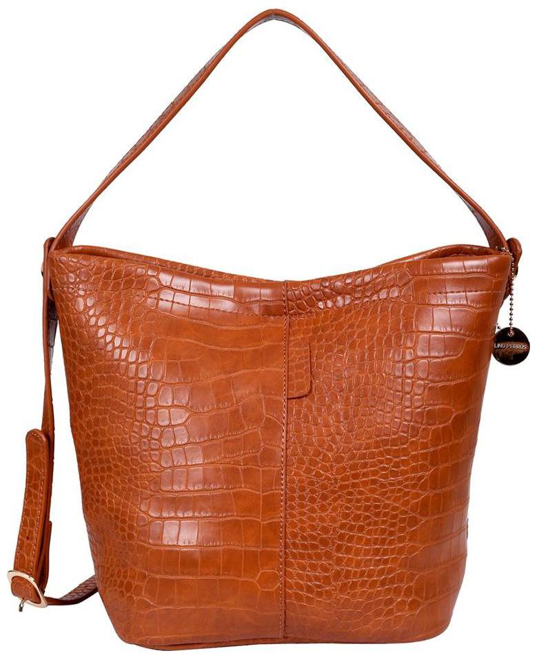 

Lino Perros Faux Leather Women Handheld bag - Tan
