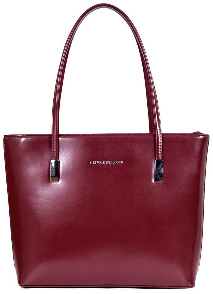 

Lino Perros Faux Leather Women Handheld bag - Red