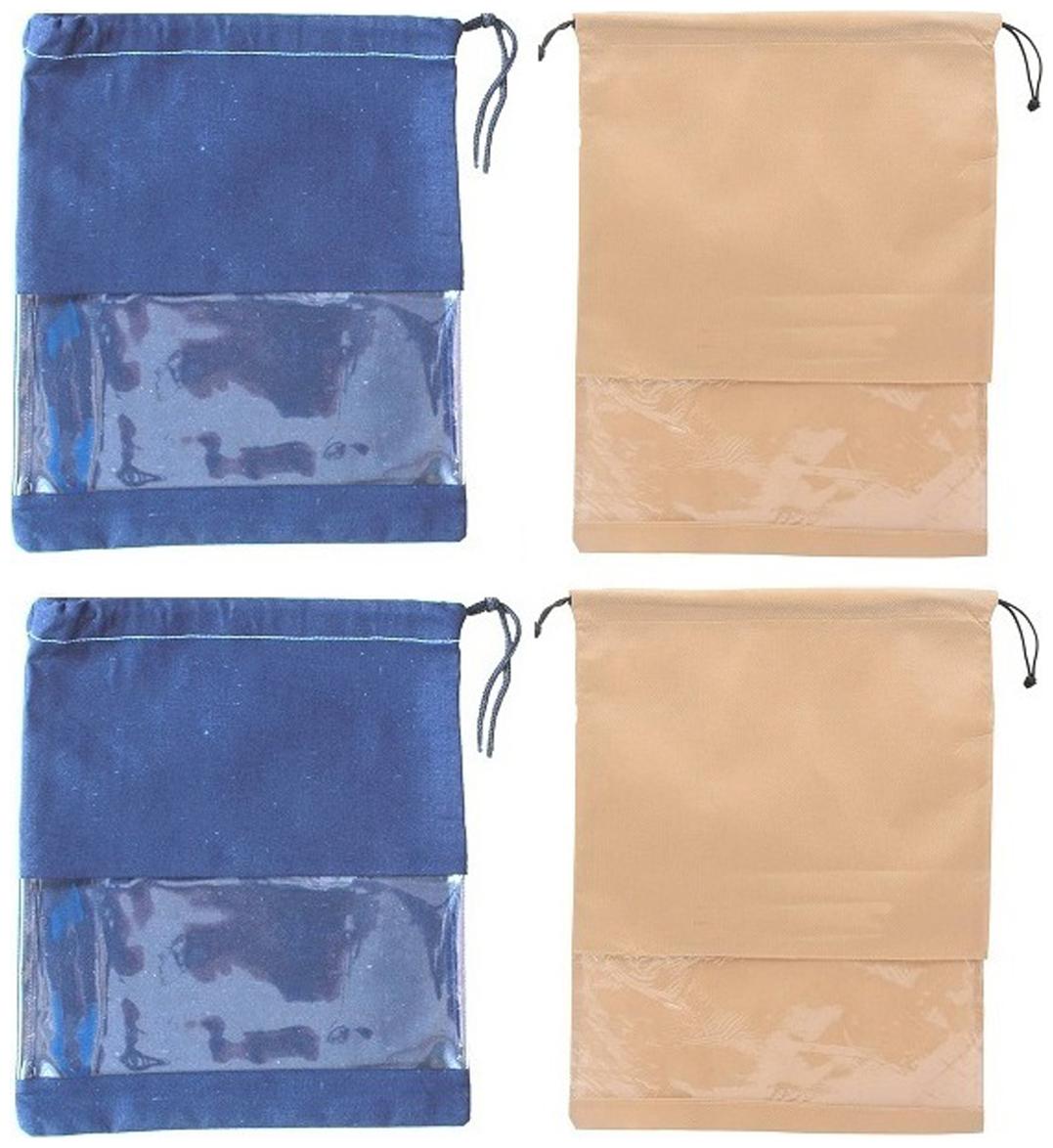 

Shree Jee Travelling Shoe Pouch(Pack Of 4)
