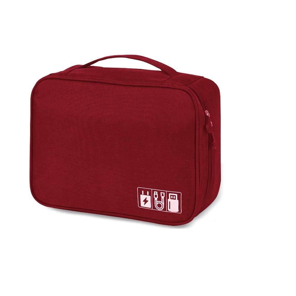 

SHREE SHYAM PRODUCTS Unisex Nylon Travel Organizer Maroon