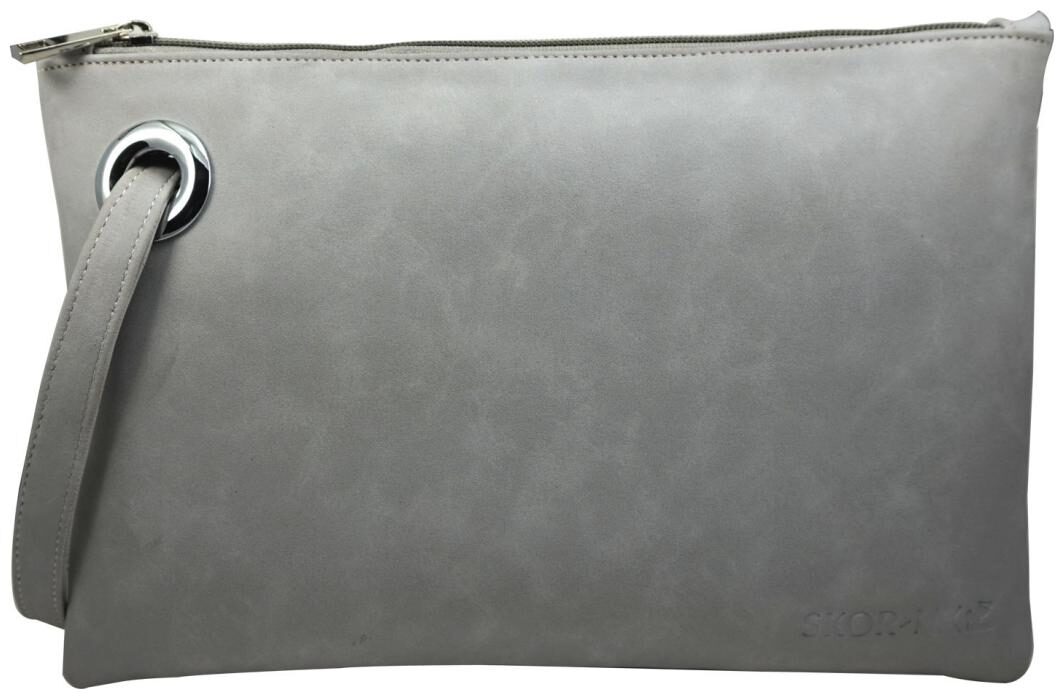 

SKOR-NX GRAY MULTIPURPOSE CLUTCH SLING HAND BAG
