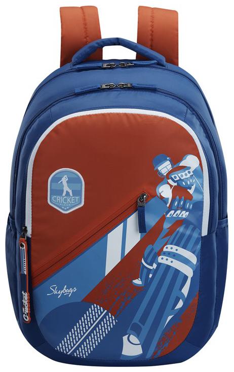 

Skybags ASTRO PLUS CRICKET THEME BLUE SCHOOL BACKPACK 34L Backpack