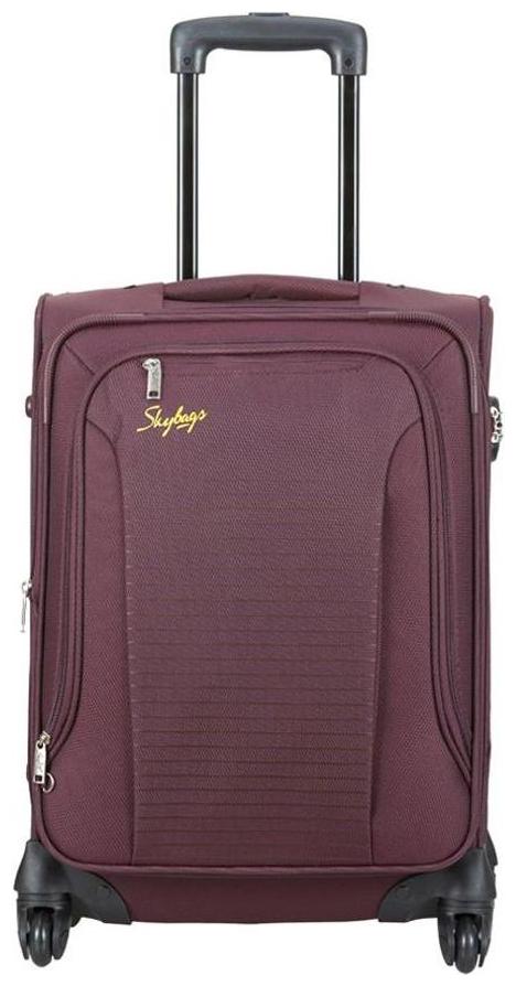 

Skybags Cabin Size Soft Luggage Bag ( Maroon 4 Wheels )