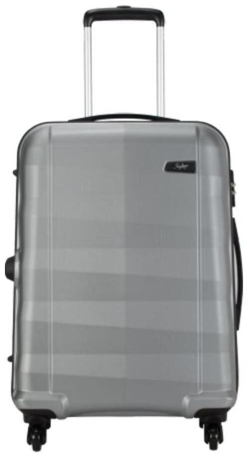 

Skybags Cabin Size Hard Luggage Bag ( Silver 4 Wheels )